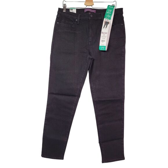 Gloria Vanderbilt Women's Perfect High Rise Skinny Denim Jean, Black, XL(16-18) - Picture 1 of 12